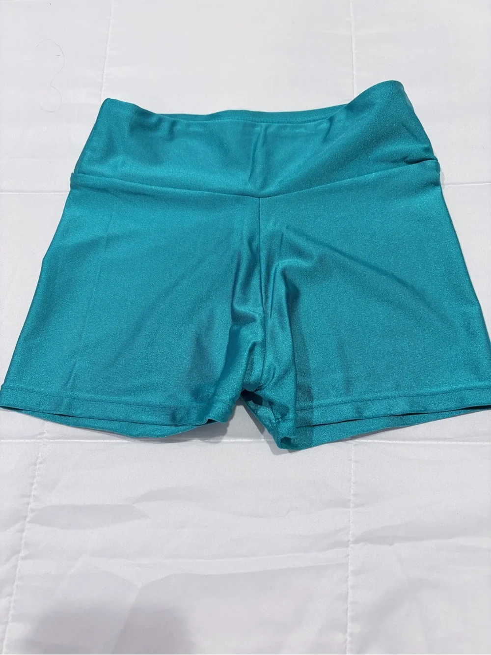 Teal Dance or Gymnastics Shorts for Kids